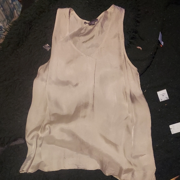 Vince Tops - Elegant Cream Sleeveless Top by timeless brand vince!